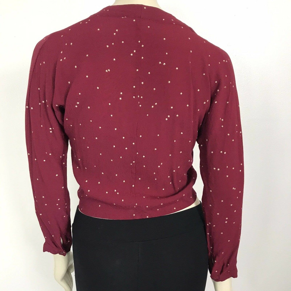 Rails Sloane Top Rogue Gradient Stars Button Shirt - image 5